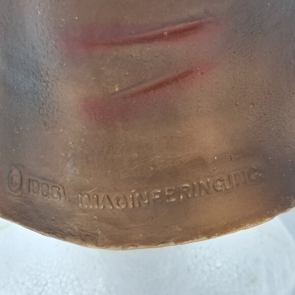 Imagineering Rubber Halloween Mask - Mad Max - Biker 1985 Vintage - Picture 5 of 9